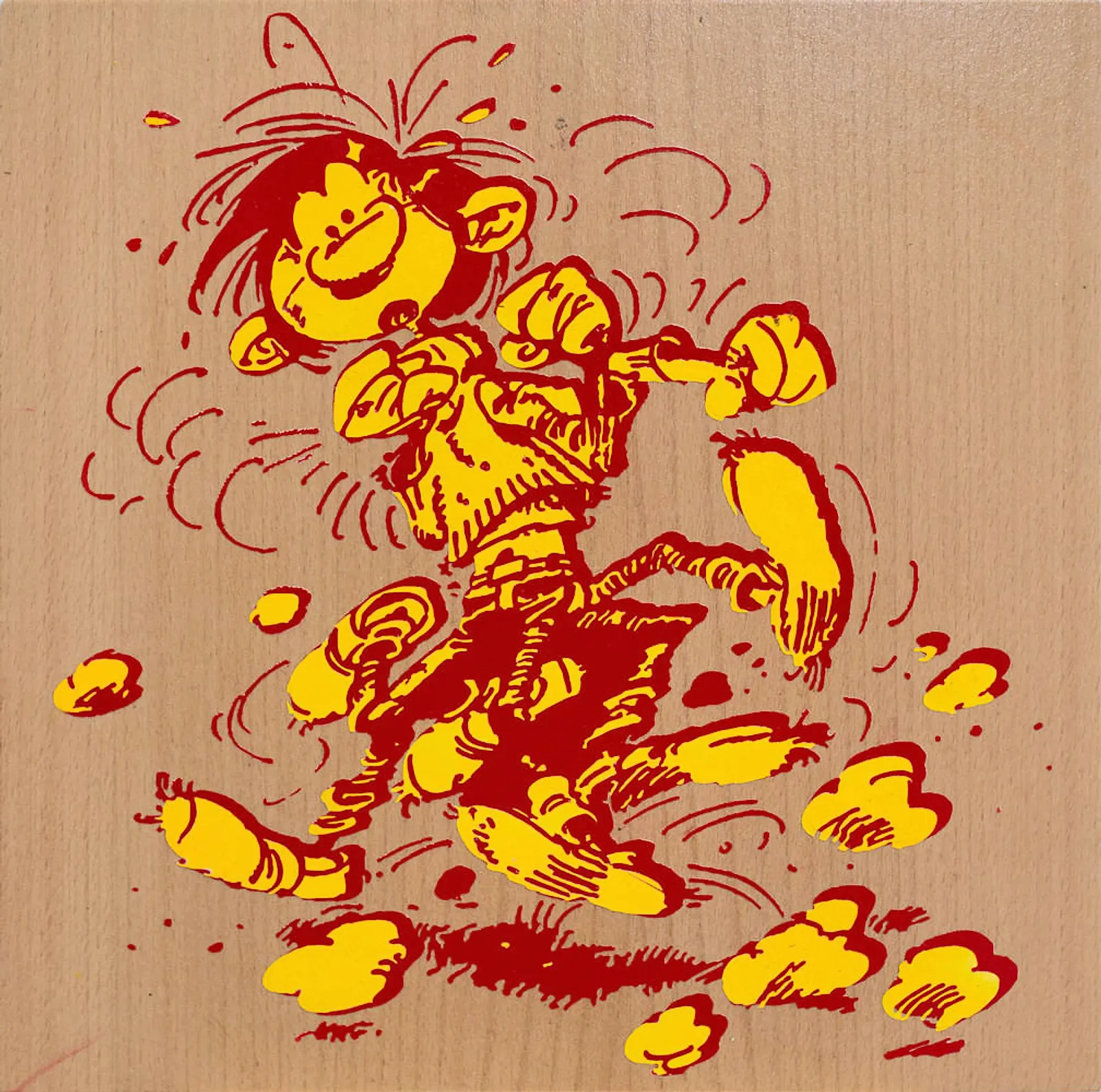 gaston-lagaffe-painting-hectic-nervous.j
