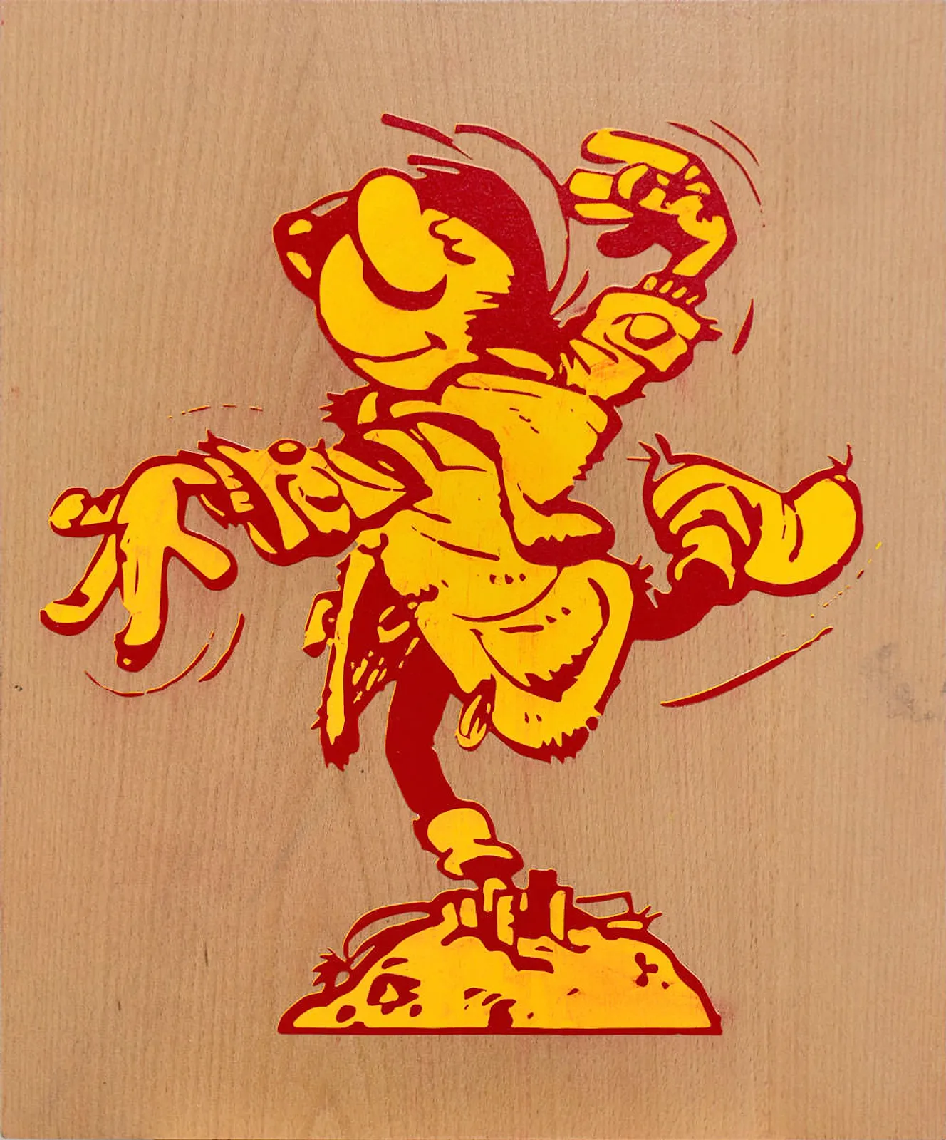 gaston-lagaffe-dreamer-dancing-painting.