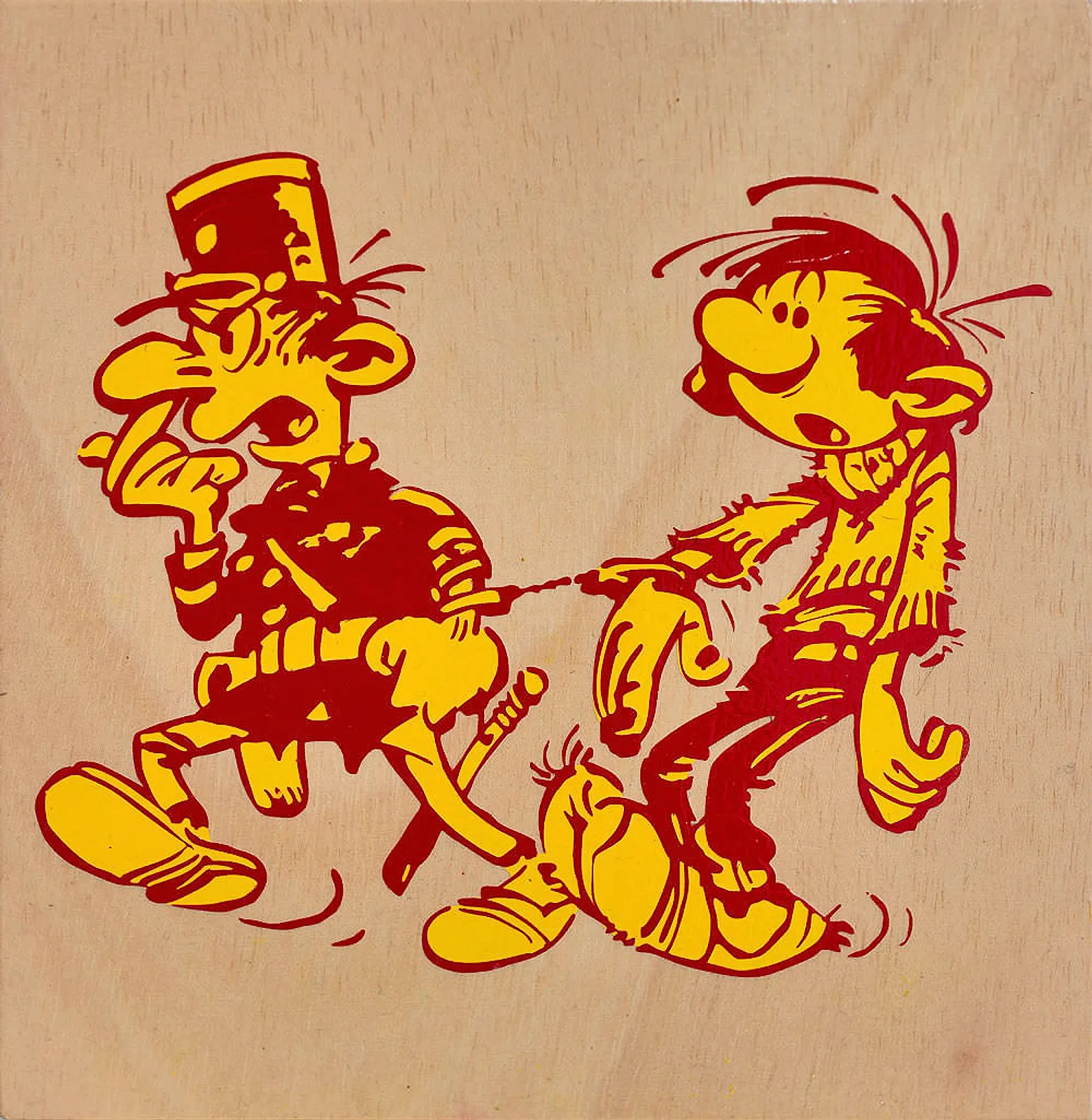 gaston-lagaffe-longtarin-policeman-handc